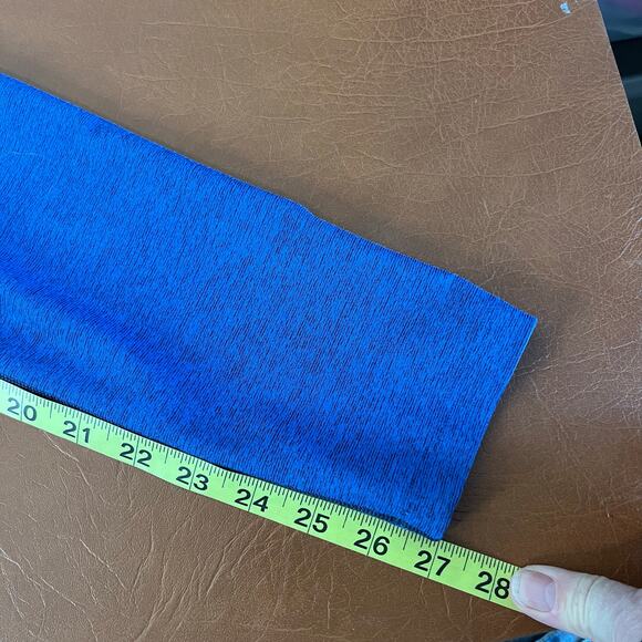 Outdoor Voices 7/8 Dipped Navy Blue Gray Two Tone Colorblock Ankle Legging Small - Picture 8 of 8